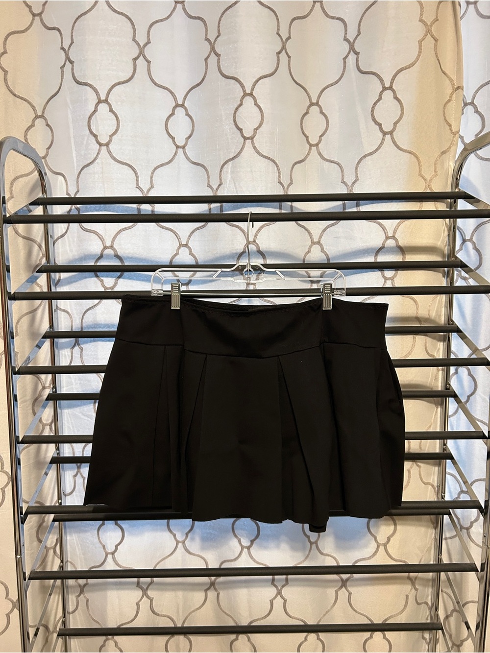 Current Mood Black Pleated Mini Skirt